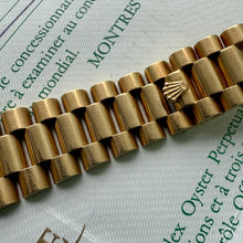 Load image into Gallery viewer, 1987 Rolex Oyster President 18038 Box + Papers - Unpolished - Diamond Dial Bezel