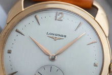 Load image into Gallery viewer, 1949 Longines Calibre 27M - 18k yellow Gold - Fancy claw lugs