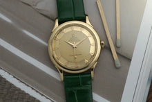 Load image into Gallery viewer, 1952 Omega 18k Solid Gold Constellation Pie Pan 2699 De Luxe