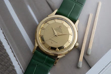 Load image into Gallery viewer, 1952 Omega 18k Solid Gold Constellation Pie Pan 2699 De Luxe