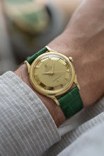 Load image into Gallery viewer, 1952 Omega 18k Solid Gold Constellation Pie Pan 2699 De Luxe