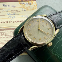 Load image into Gallery viewer, 1954 Rolex Quarter 1/4 Century Gold Eatons 5590 - Box + papers