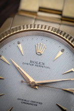 Load image into Gallery viewer, 1954 Rolex Oyster Perpetual 18k Solid Yellow Gold 6285 1 – Honey Comb Dial