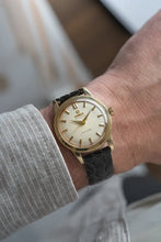 Load image into Gallery viewer, 1956 Omega 14k Solid Gold Seamaster GX6546 - Cal 500 movement