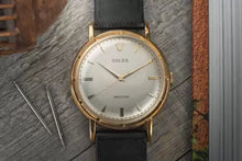 Load image into Gallery viewer, 1956 Rolex Precision 8952 Metropolitan Stunning grey dial Engine turned bezel