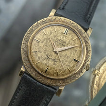Load image into Gallery viewer, 1961 Omega Genève, 18k Solid Gold 14785 - Cal 600 - Golden Eye - Signed Türler