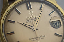 Load image into Gallery viewer, 1962 Omega 18k Solid Gold Constellation Calendar date 14393/94 SC4