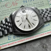 Load image into Gallery viewer, 1963 Rolex Explorer Date – Box and Papers- White Explorer Dial