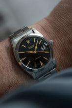 Load image into Gallery viewer, 1965 Rolex Oysterdate Stainless Steel - Stunning Glossy Gilt black dial