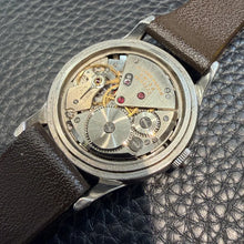 Load image into Gallery viewer, Vintage 1960s Ulysse Nardin Stainless Steel Triple Calendar Moonphase Black Dial