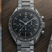 Load image into Gallery viewer, 1966 Omega Speedmaster 105012 with 1039 Bracelet - DOT over 90 - Patina