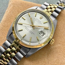 Load image into Gallery viewer, 1966 Rolex Datejust 1600 Two Tone Jubilee Smooth Bezel - Attractive Pie Pan Dial