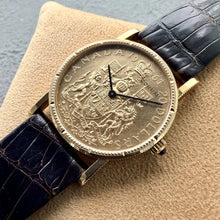Load image into Gallery viewer, 1967 Corum 18k Gold Canada $20 Manual winding watch