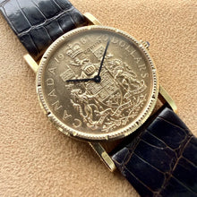 Load image into Gallery viewer, 1967 Corum 18k Gold Canada $20 Manual winding watch