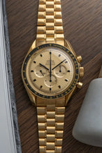 Load image into Gallery viewer, 1970 Omega Speedmaster 18k yellow Gold BA 145.022 - Apollo XI Moon Landing
