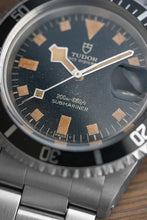 Load image into Gallery viewer, 1971 Tudor Snowflake 7021 Submariner Stainless Steel - Orange Patina