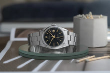 Load image into Gallery viewer, 1975 Rolex Date - Serviced - Sigma Matte Black Dial + Gold Markers / Hands