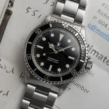 Load image into Gallery viewer, 1981 Rolex 5513 Matte Dial Submariner - Rolex Service!