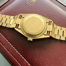 Load image into Gallery viewer, 1981 Rolex President 18k yellow Gold 18078 - Bark Finish- Unpolished Razor sharp