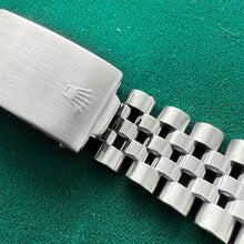 Load image into Gallery viewer, 1985 Rolex Date Engine Turned Bezel - Jubilee band 15010 – Box and Papers