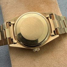 Load image into Gallery viewer, 1987 Rolex President 18k yellow Gold 18038 Diamond Dial Diamond Bezel