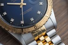 Load image into Gallery viewer, 1987 Rolex Thunderbird Datejust 16253 Jubilee Unpolished - Blue Vignette Diamond