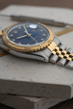 Load image into Gallery viewer, 1987 Rolex Thunderbird Datejust 16253 Jubilee Unpolished - Blue Vignette Diamond