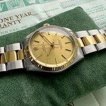 Load image into Gallery viewer, 1990 Rolex Oyster Perpetual 1500 - Box + Papers - Schlumberger Award