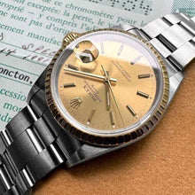 Load image into Gallery viewer, 1991 Rolex 15223 Date Box Papers 2023 Rolex Service Unpolished - Coca Cola Award