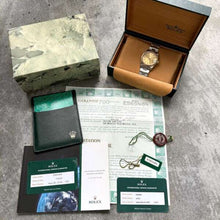 Load image into Gallery viewer, 1991 Rolex 15223 Date Box Papers 2023 Rolex Service Unpolished - Coca Cola Award