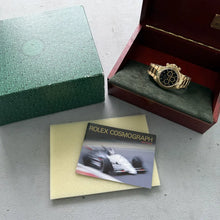Load image into Gallery viewer, 1991 Rolex Daytona 18k Solid Yellow Gold 16528 with Box - Zenith