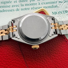 Load image into Gallery viewer, 1993 Rolex Datejust Blue Vignette Dial 69173 - Jubilee band + Box + Papers