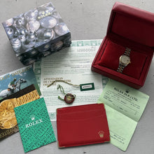 Load image into Gallery viewer, 1995 Rolex Datejust Pyramid Dial 69173 - Jubilee band + Serviced + Box + Papers