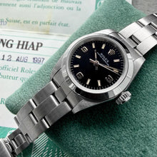Load image into Gallery viewer, 1997 Rolex Date 67180 - Box Papers - Polished and Serviced! Black Dial