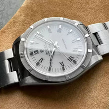 Load image into Gallery viewer, 1999 Rolex Air King Date 14010 - Box Papers - Engine Turned Bezel - Unpolished