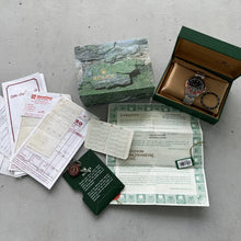 Load image into Gallery viewer, 2001 Rolex 16710 GMT Master II Pepsi - Box + Papers - 2 Bezels
