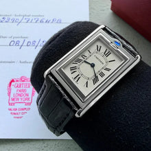 Load image into Gallery viewer, 2002 Cartier Basculante 2390 Stainless Steel - Box Papers
