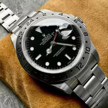 Load image into Gallery viewer, 2002 Rolex Explorer II Black Dial 16570 Black Dial – Box and Papers