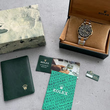 Load image into Gallery viewer, 2002 Rolex GMT Master II 16713 Two Tone Serviced Box + Booklets