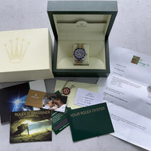 Load image into Gallery viewer, 2005 Rolex Submariner Bluesy 16613 Two Tone 16613LB - 2021 Rolex Service