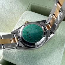 Load image into Gallery viewer, 2006 Ladies Oyster Perpetual Two Tone blue dial 76183 Box and original receipt!