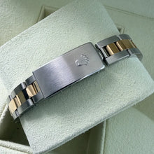 Load image into Gallery viewer, 2006 Ladies Oyster Perpetual Two Tone blue dial 76183 Box and original receipt!