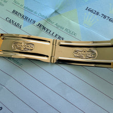 Load image into Gallery viewer, 2007 Rolex Yacht Master 18k Yellow Gold 16628 - Box + Papers Blue Dial