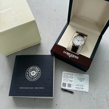 Load image into Gallery viewer, 2022 Longines Heritage Pulsometre Box Papers Limited L2.801.4.23.2