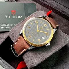 2024 Tudor 1926 Two Tone 36mm 91451 – Box Papers - Black Honey Comb Dial!