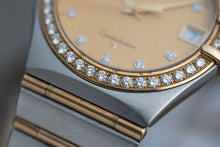 Load image into Gallery viewer, 33.5 Mens Omega Constellation 1217.15.00 -Factory diamond bezel and Diamond Dial