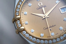 Load image into Gallery viewer, 33.5 Mens Omega Constellation 1217.15.00 -Factory diamond bezel and Diamond Dial