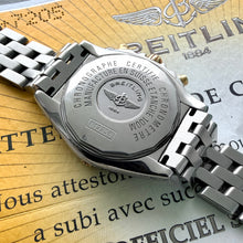 Load image into Gallery viewer, 36mm Breitling Cock Pit B13358 Box Papers + Factory Bezel Mother of pearl dial