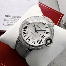 Load image into Gallery viewer, 36mm Cartier Ballon Bleu 3004 White Gold - Box Papers - Factory set diamonds