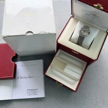 Load image into Gallery viewer, 36mm Cartier Ballon Bleu 3004 White Gold - Box Papers - Factory set diamonds